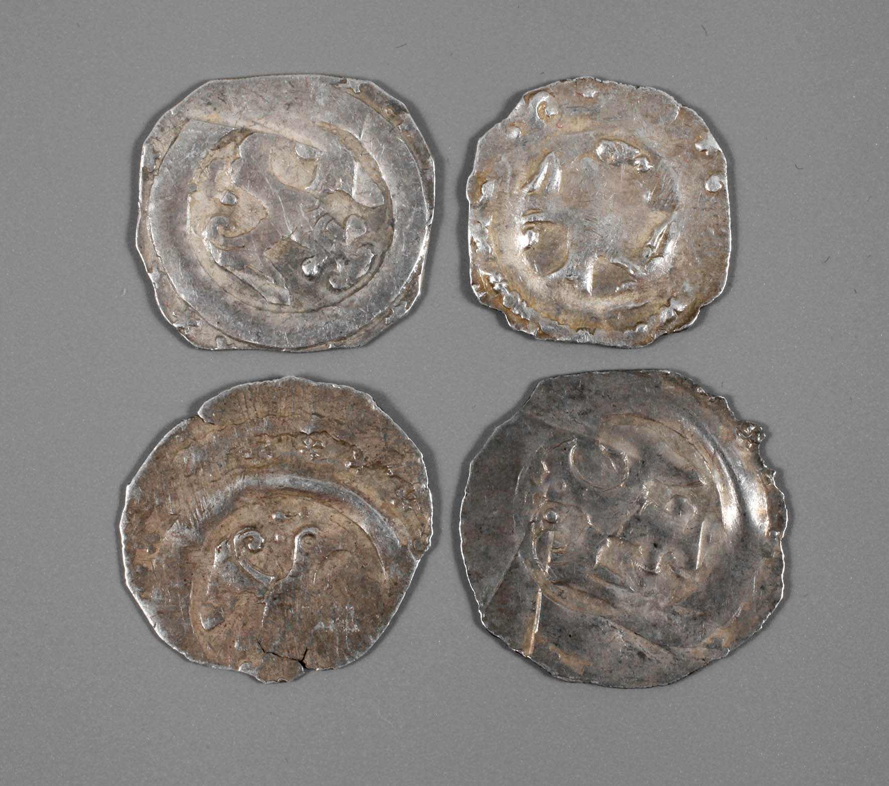 Vier Salzburger Pfennige