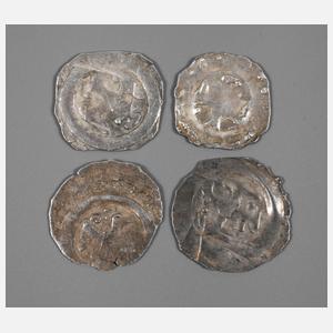 Vier Salzburger Pfennige