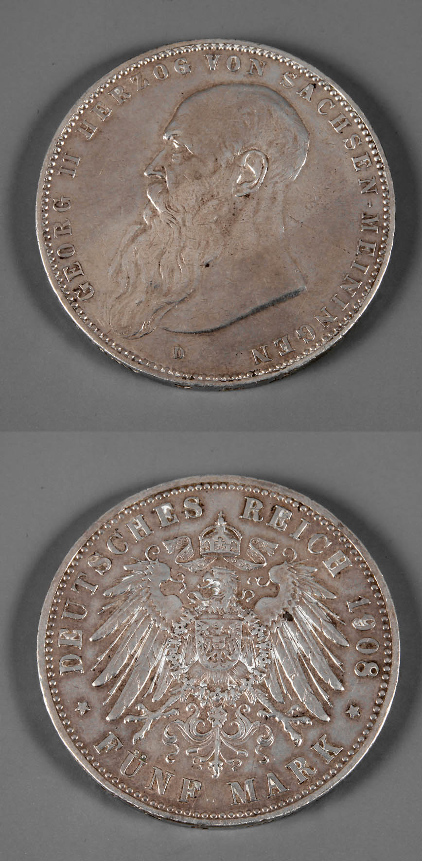 Fünf Mark Sachsen-Meiningen