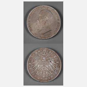 Fünf Mark Sachsen-Meiningen