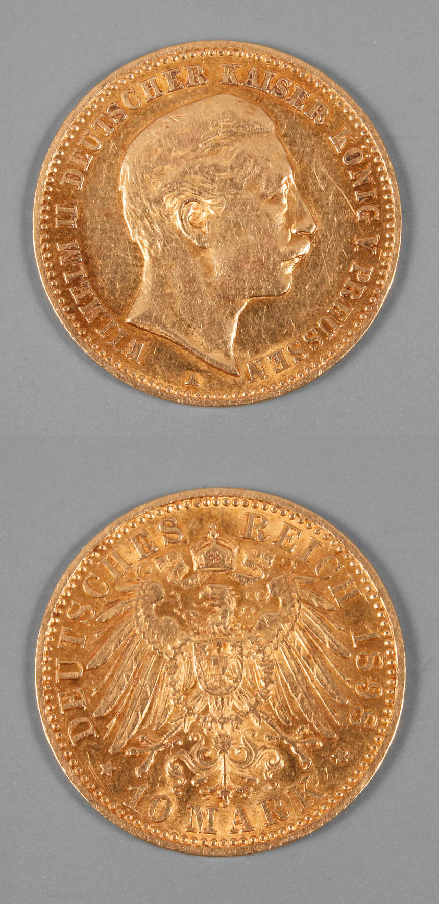 Zehn Mark Preußen Gold