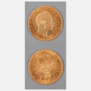 Zehn Mark Preußen Gold