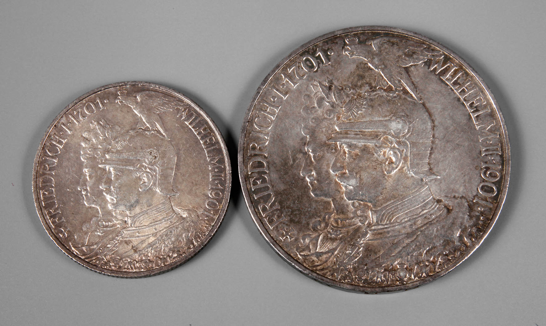 Zwei Münzen Preußen