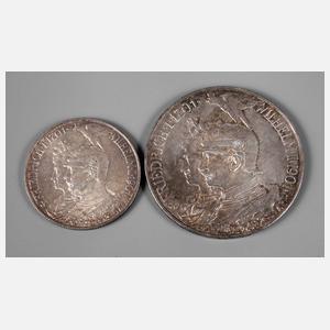 Zwei Münzen Preußen