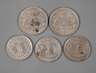 Fünf Münzen Weimarer Republik/III. Reich