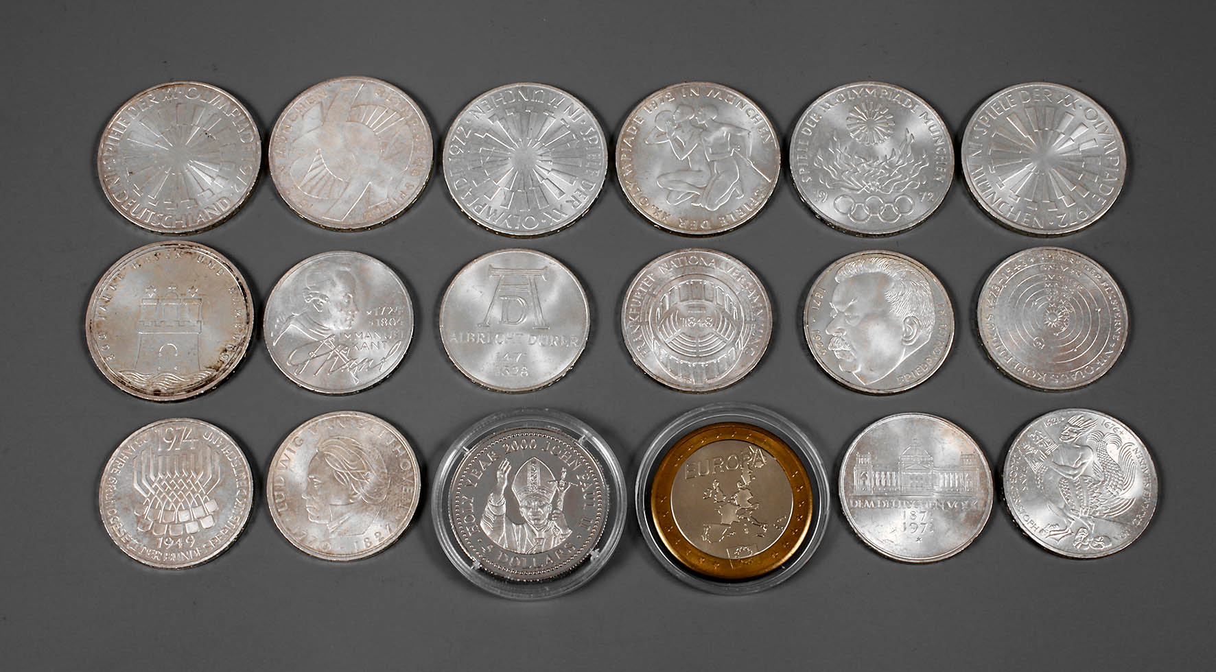 Posten Silbermünzen BRD