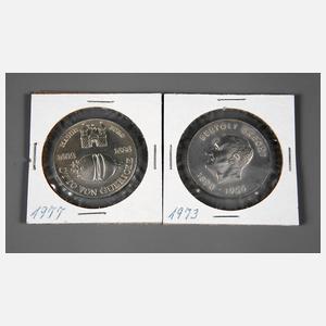 Zwei Münzen DDR