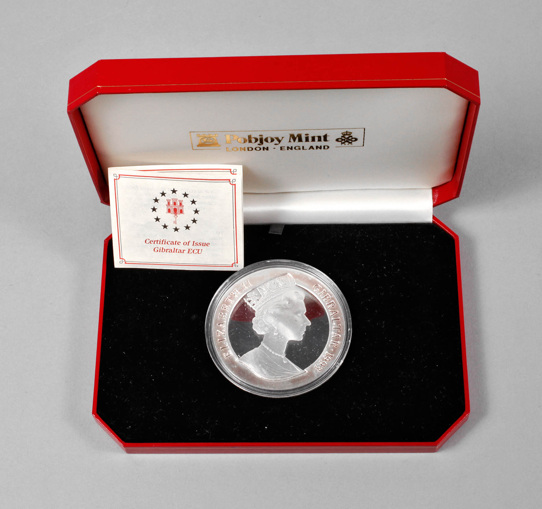 Silbermünze Gibraltar 1993