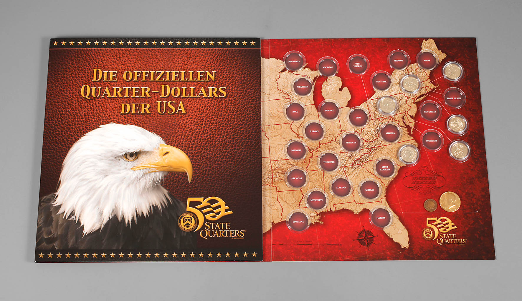 Sammelmappe Quarter-Dollar