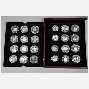 Konvolut Feinsilbermünzen Seefahrt