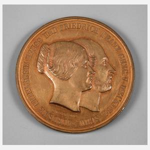 Kupfermedaille Reuß