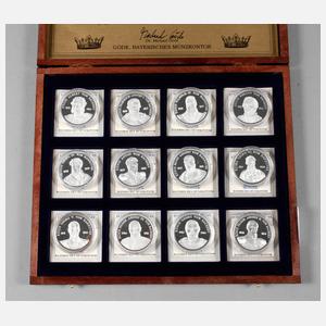 Sammlung Silbermedaillen Deutsche Könige