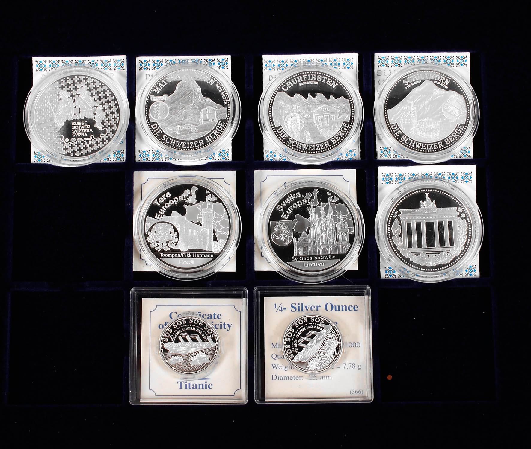 Neun Silbermedaillen Europa