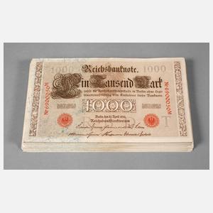 Bündel Reichsbanknoten