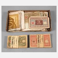 Konvolut Geldscheine111