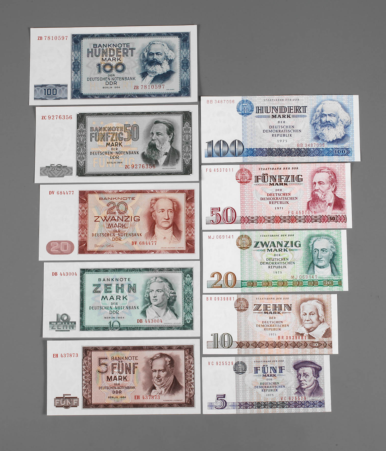 Posten Banknoten DDR