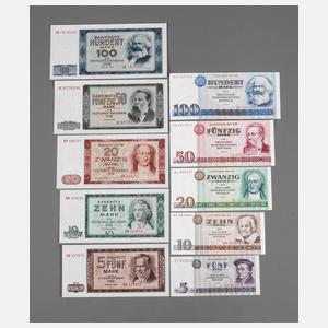 Posten Banknoten DDR