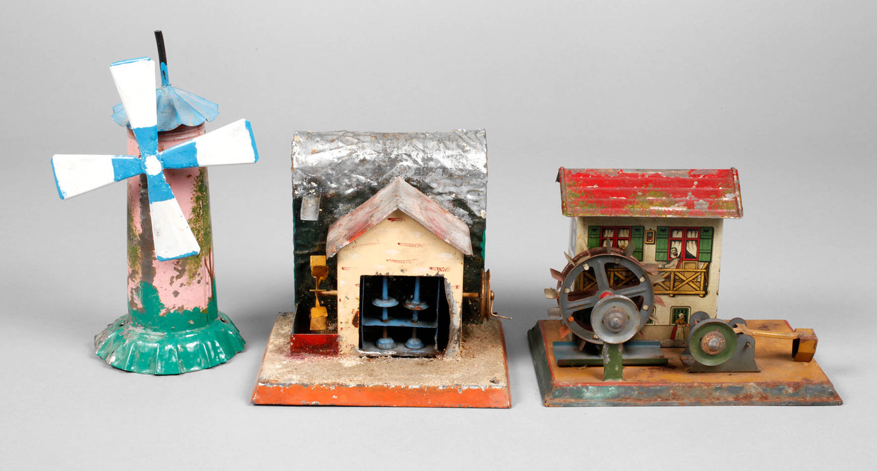 Konvolut Antriebsmodelle als Mühlen