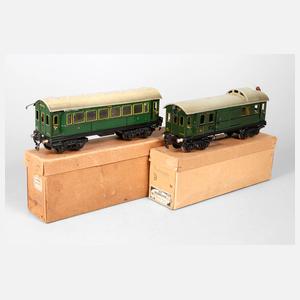 Märklin Personen- und Gepäckwagen
