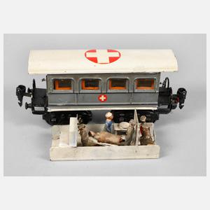 Märklin Sanitätswagen mit Inneneinrichtung