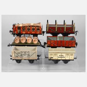 Konvolut Güterwagen