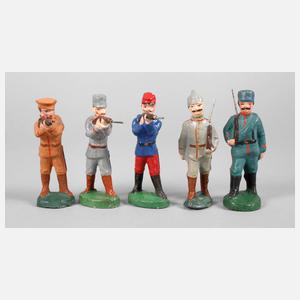 Elastolin Konvolut Bahnhofsfiguren