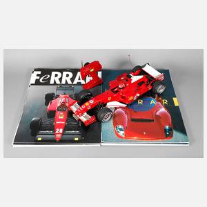 Sammlung Ferrari Kalender und Modell