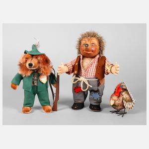 Steiff Konvolut Tiere