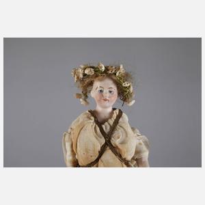 Vier Puppenstubenpuppen