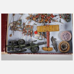 Josef Bischoff Zinnsoldaten ”Artillerie im Feuer”