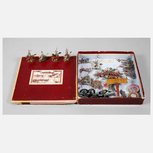 Josef Bischoff Zinnsoldaten ”Artillerie im Feuer”