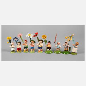 Konvolut Blumenkinder