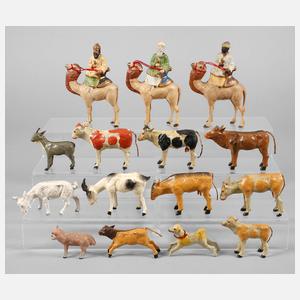 Konvolut Aufstellfiguren Erzgebirge