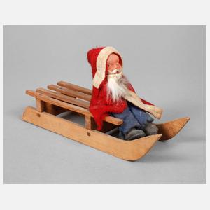 Weihnachtsmann auf Schlitten