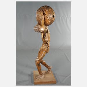 Übergroße Figurenuhr