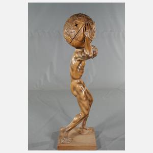 Übergroße Figurenuhr