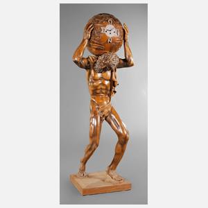 Übergroße Figurenuhr