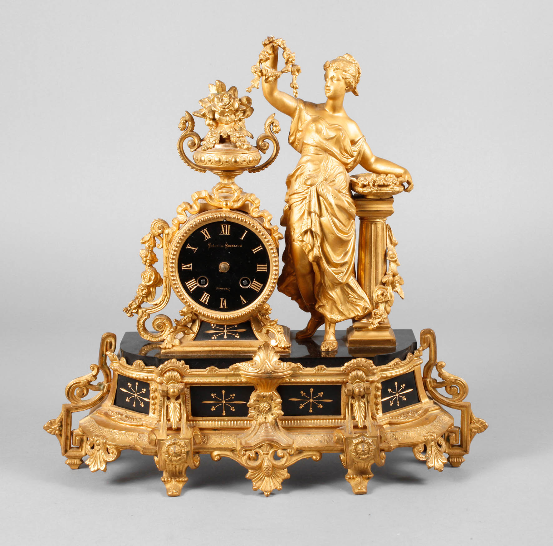 Figurenpendule Knoblich Hamburg