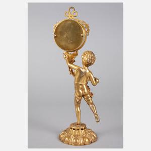Figürliche Tischuhr Bronze