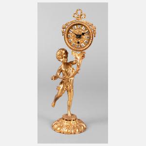 Figürliche Tischuhr Bronze