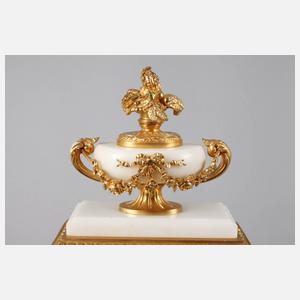 Uhrengarnitur Bronze