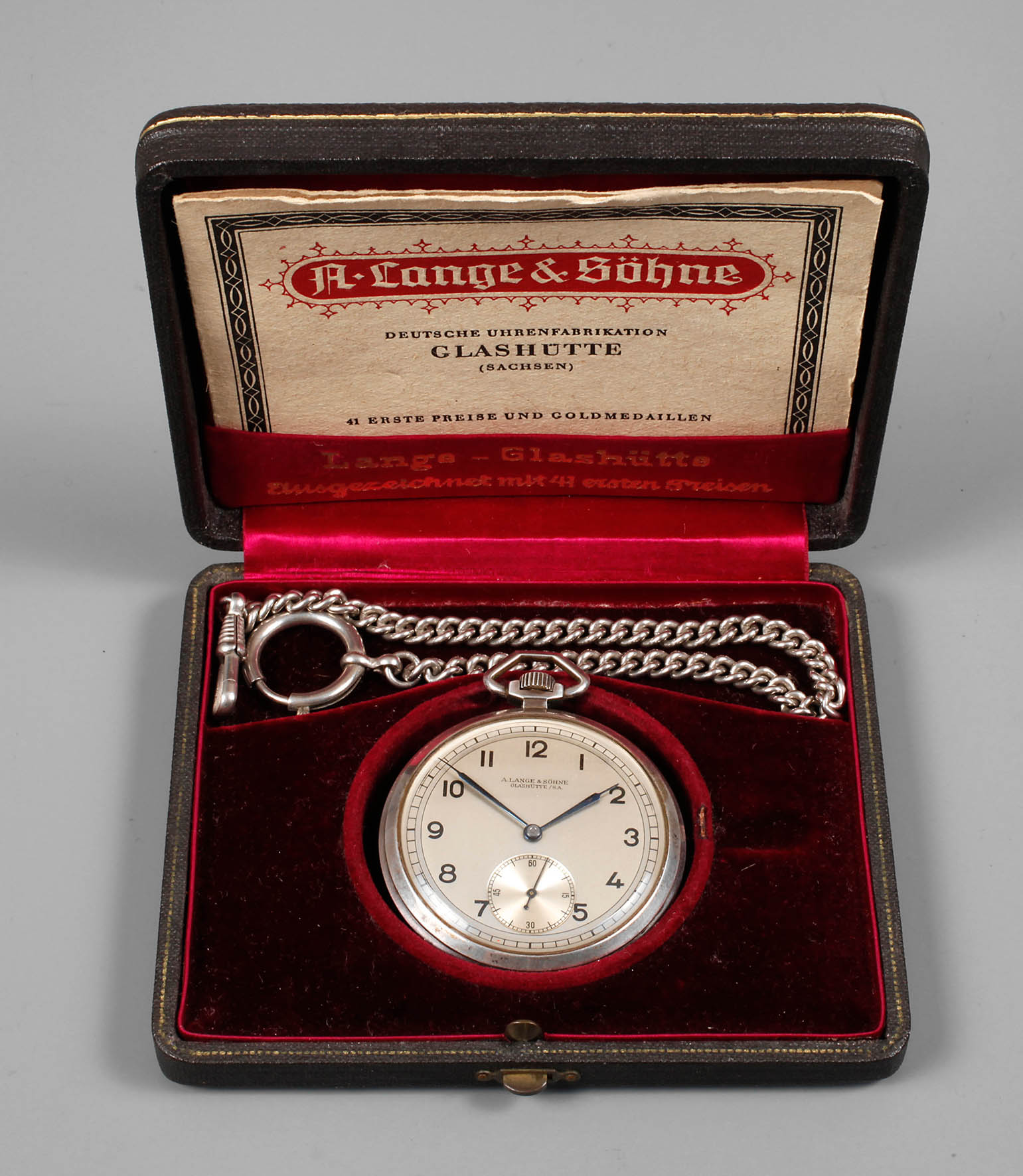 Taschenuhr A. Lange & Söhne Glashütte