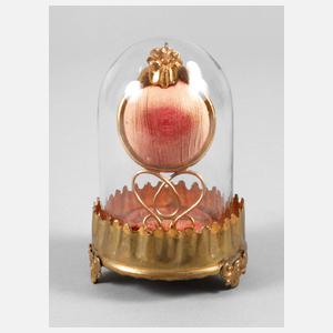 Uhrenständer mit Glassturz