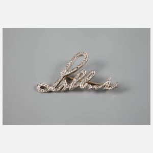 Brosche König Albert von Sachsen