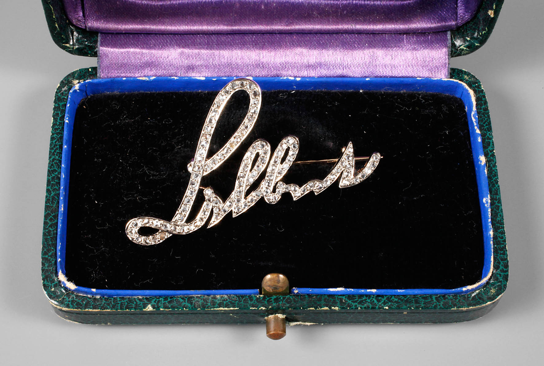 Brosche König Albert von Sachsen