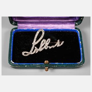 Brosche König Albert von Sachsen