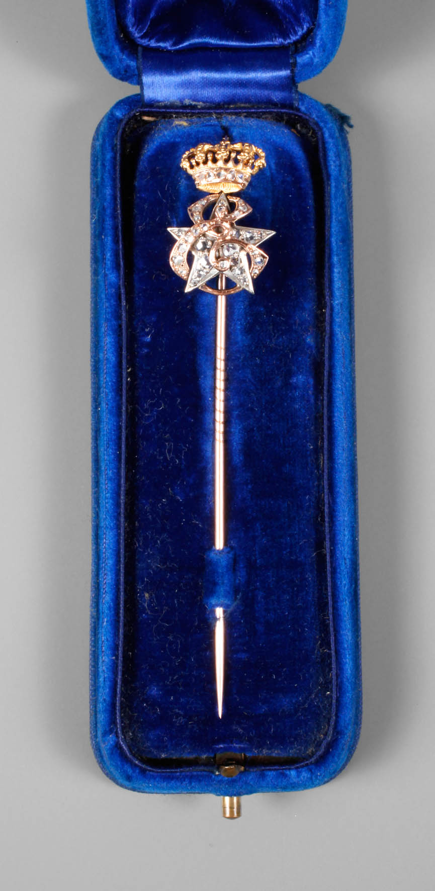 Geschenknadel mit Erzherzogskrone und Diamantbesatz