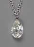 Brillanttropfen an Kette ca. 0,6 ct