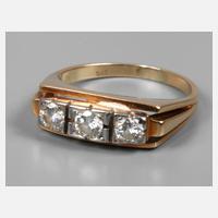 Damenring mit Brillantbesatz ca. 0,55 ct111