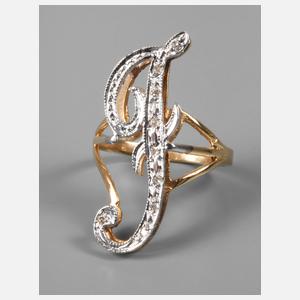 Monogrammring ”F”